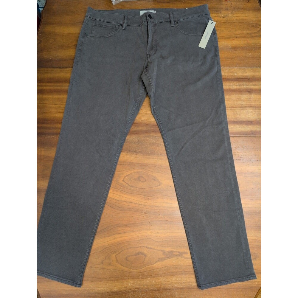 Hudson Jeans Blake Slim Straight Men’s 42x36 Gray 5 Pocket Twill Stretch Renaiss